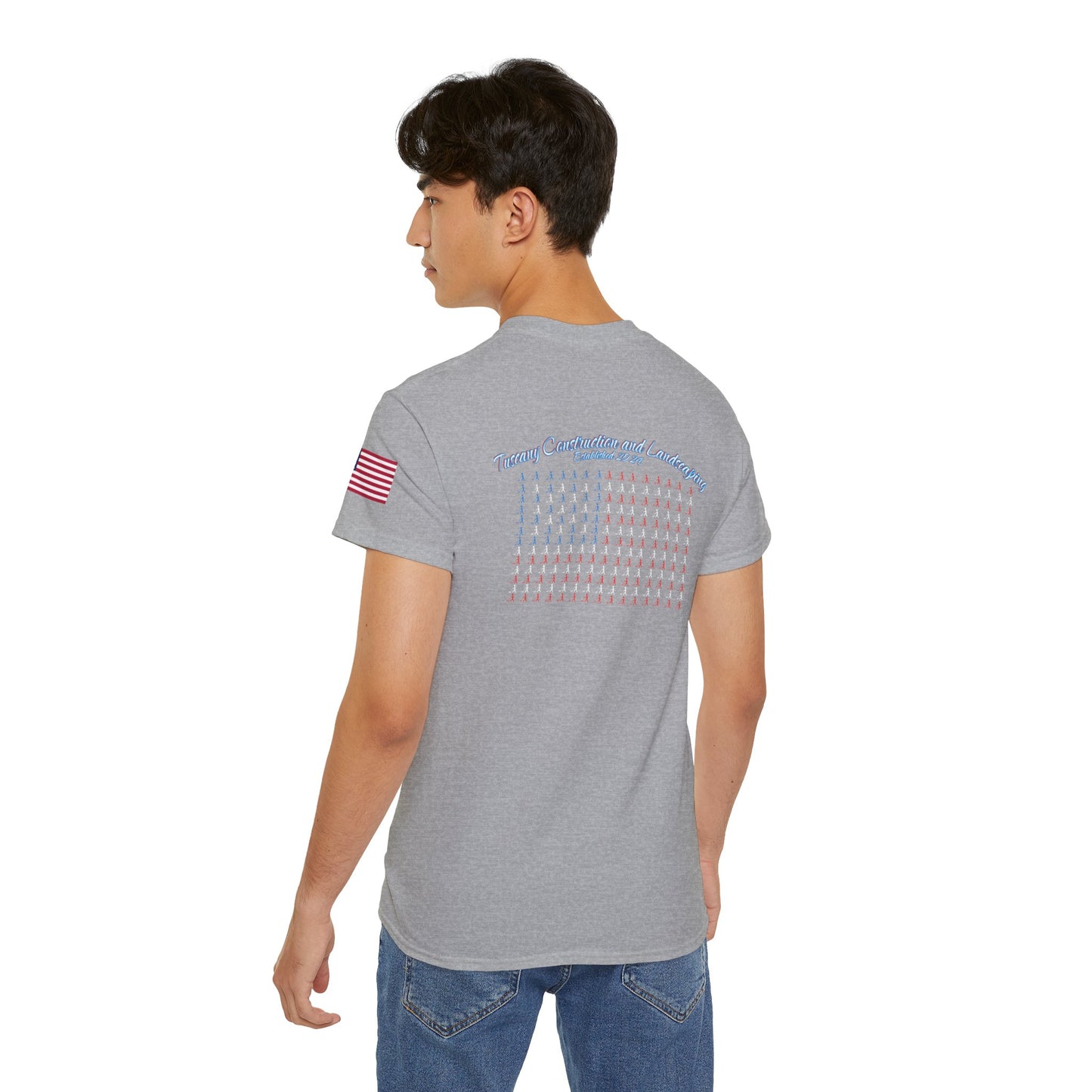 USA Flag Ultra Cotton Tee