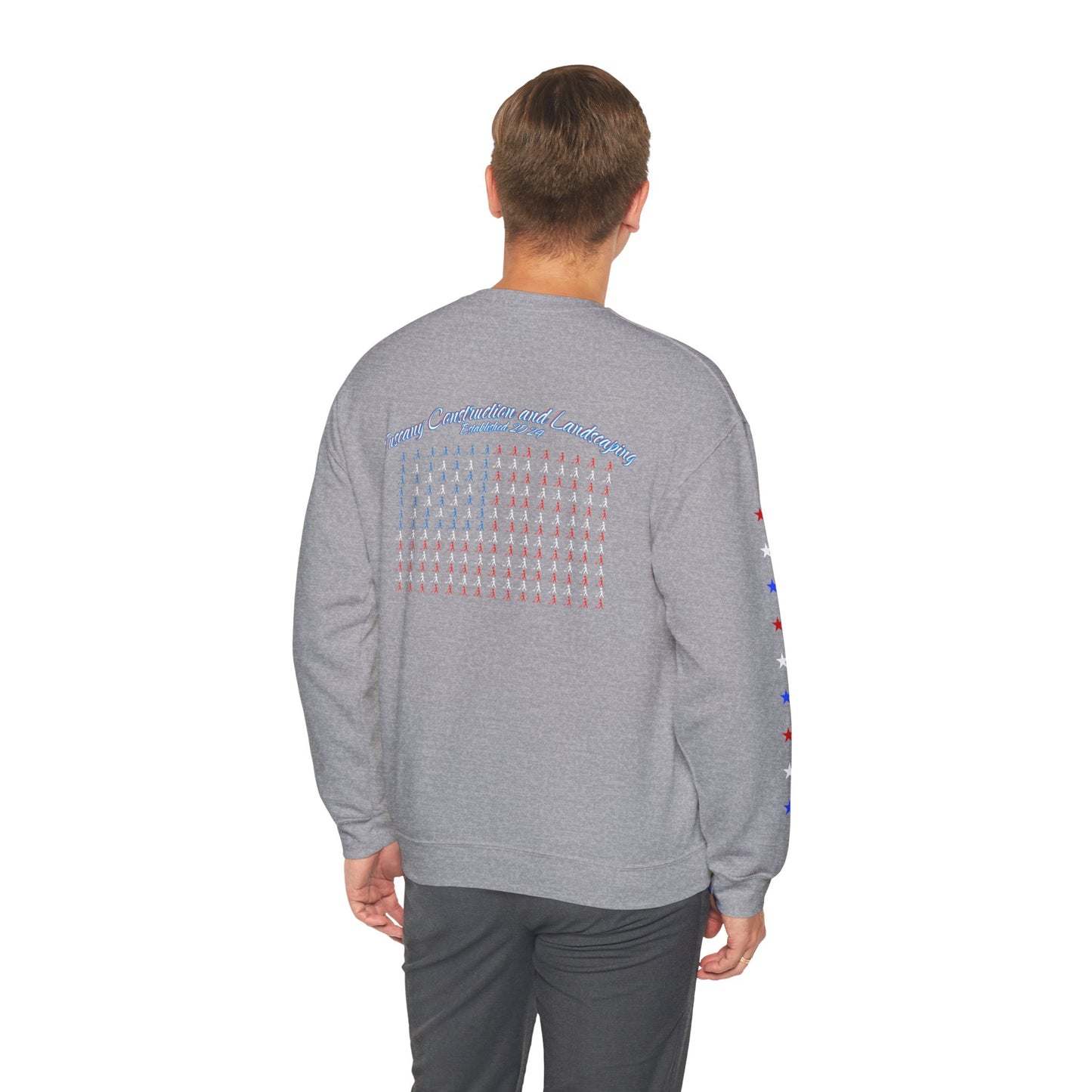 USA Flag Heavy Blend™ Crewneck Sweatshirt