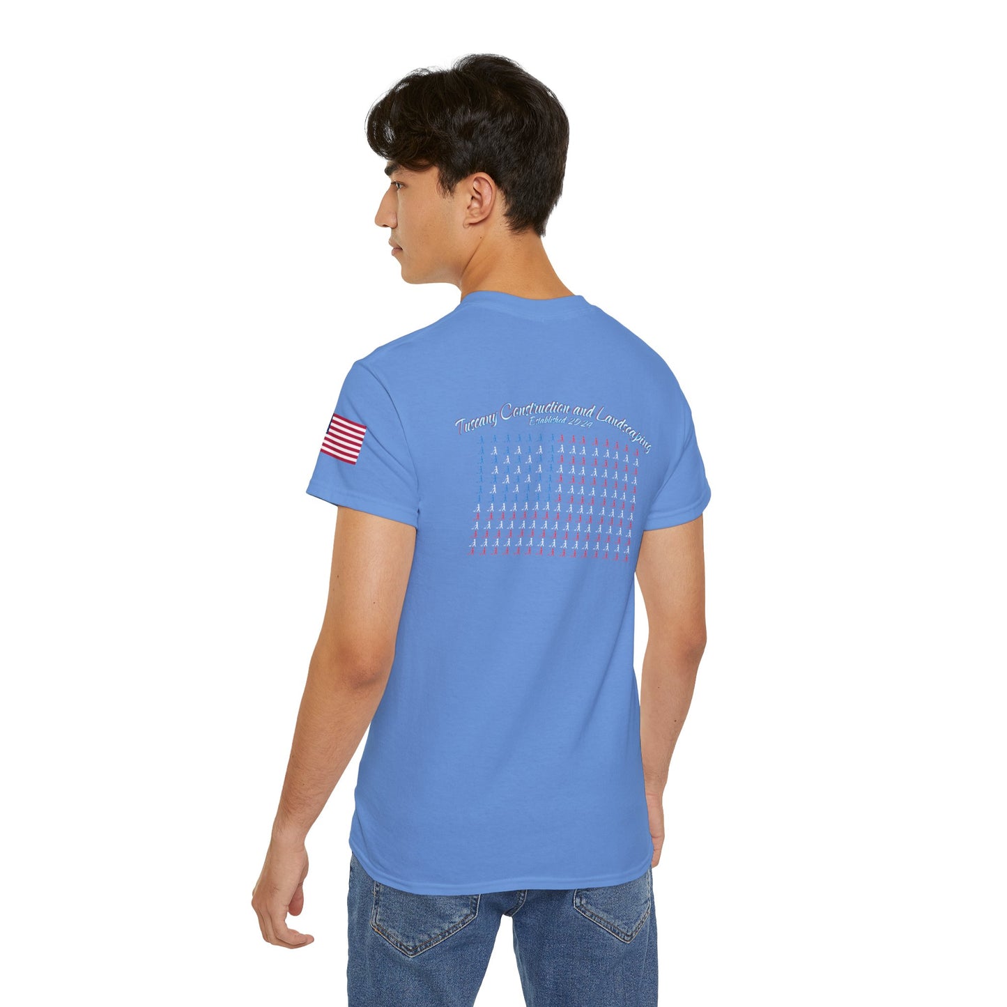 USA Flag Ultra Cotton Tee