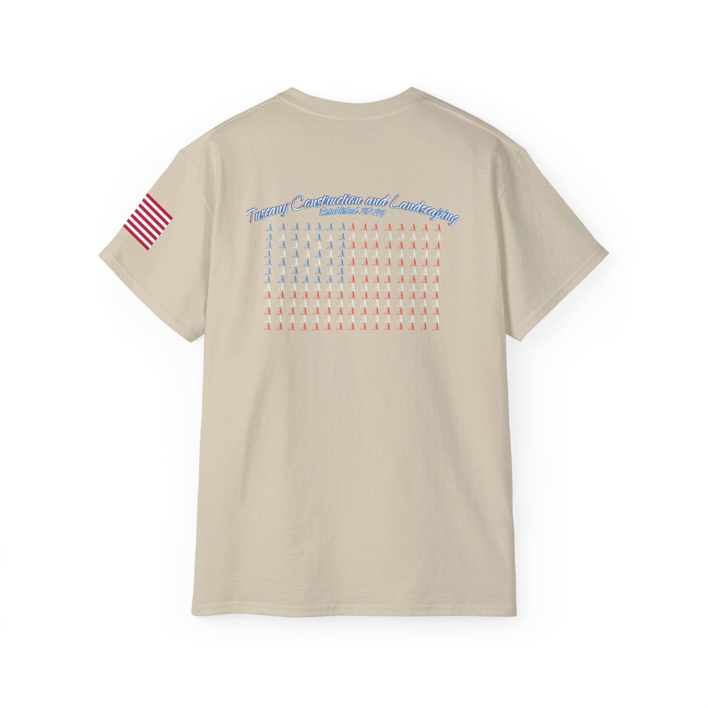 USA Flag Ultra Cotton Tee