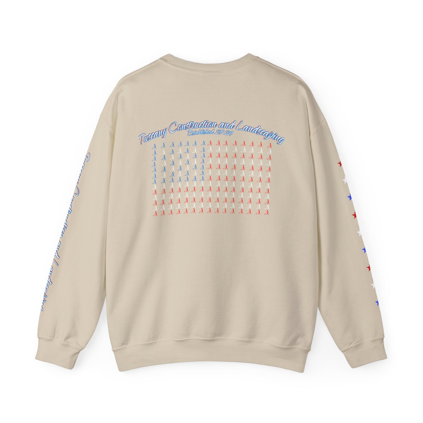 USA Flag Heavy Blend™ Crewneck Sweatshirt