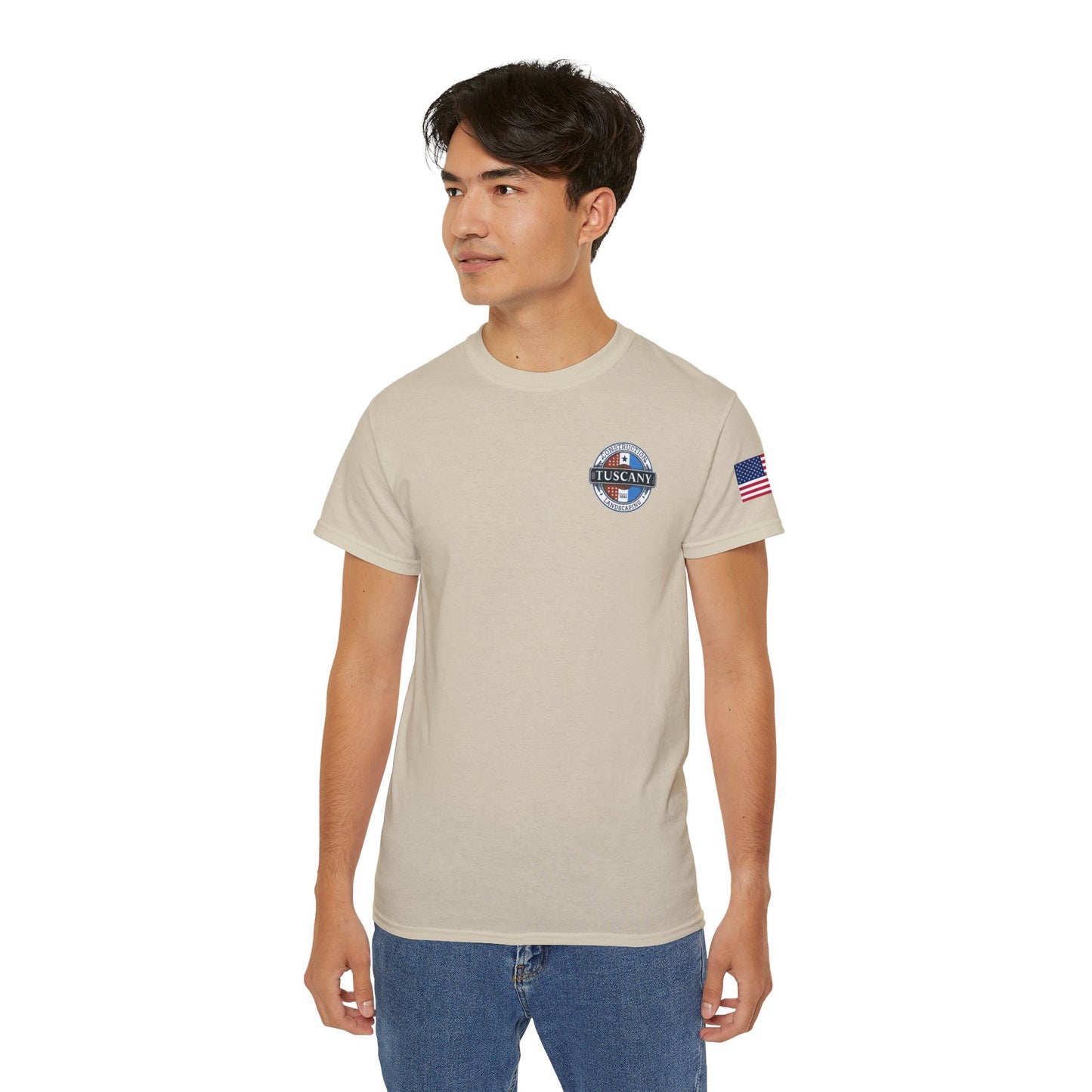 USA Flag Ultra Cotton Tee