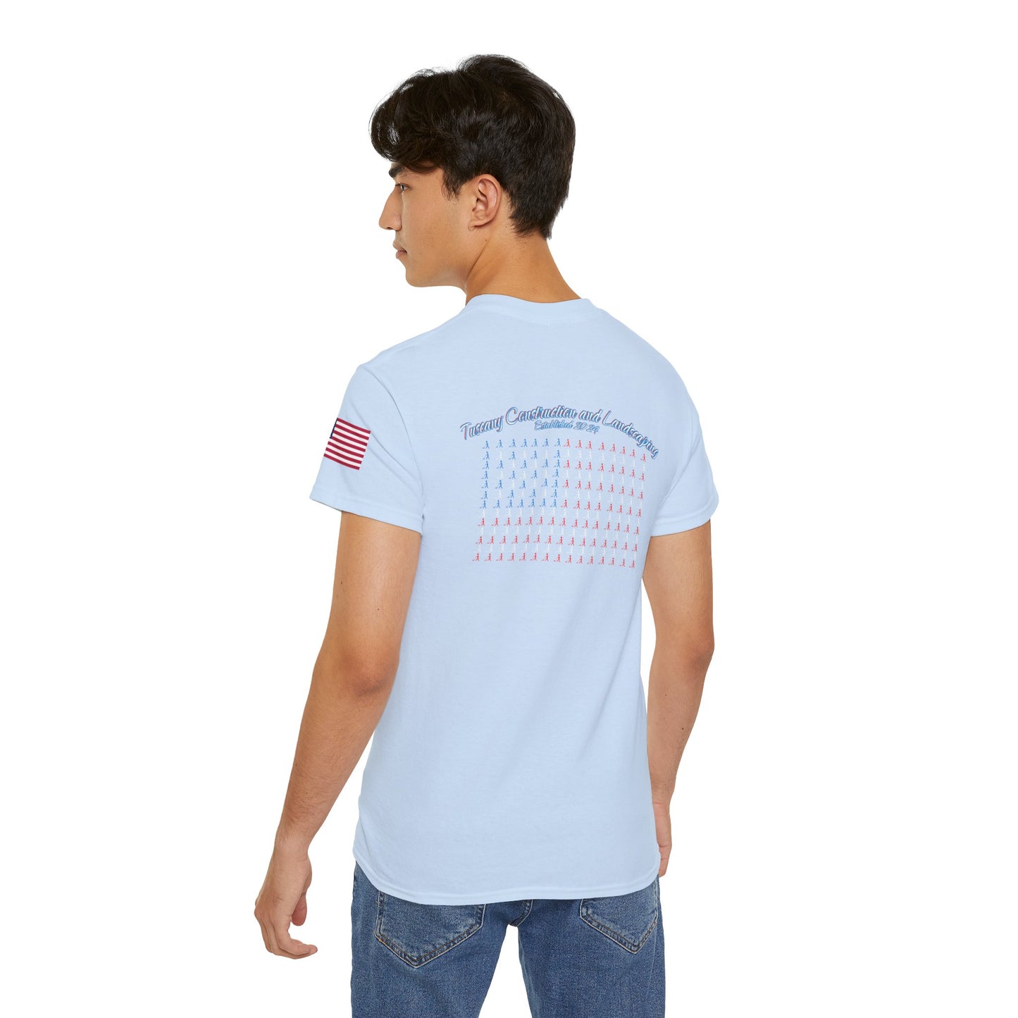 USA Flag Ultra Cotton Tee