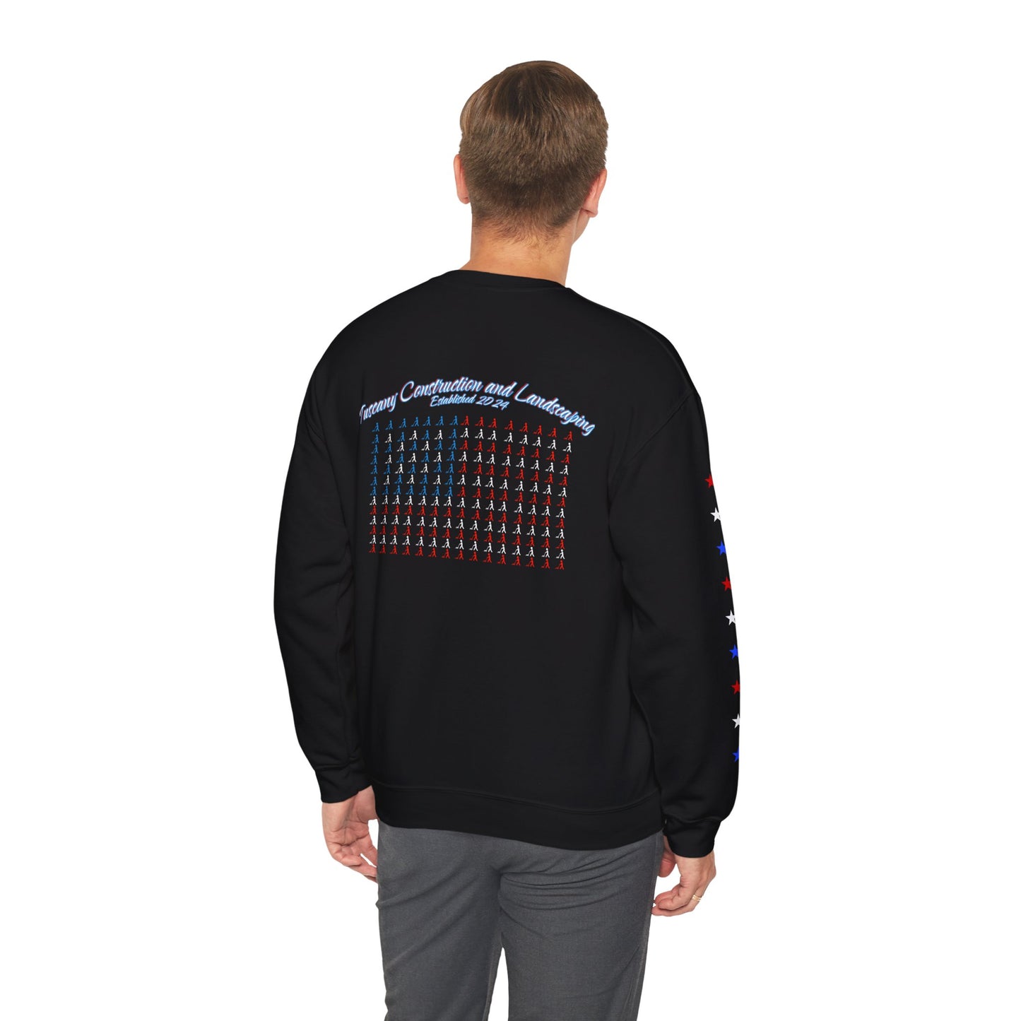 USA Flag Heavy Blend™ Crewneck Sweatshirt